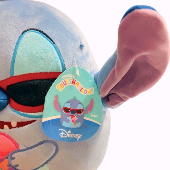 Squishmallows Disney Stitch Snow Cone Ice Cream 10" Lilo NEW 2025 Sunglasses - Picture 4 of 6